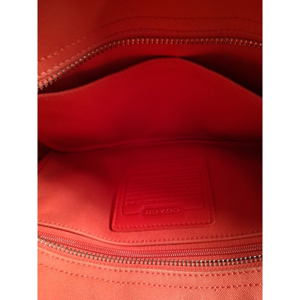 Authentic Coach Handbag, Canvas And Leather, Beige, Shoulder Bag. - Picture 12 of 16